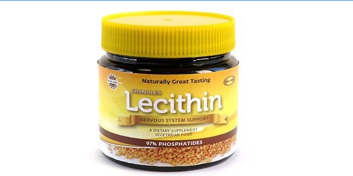 Lecithin i en krukke