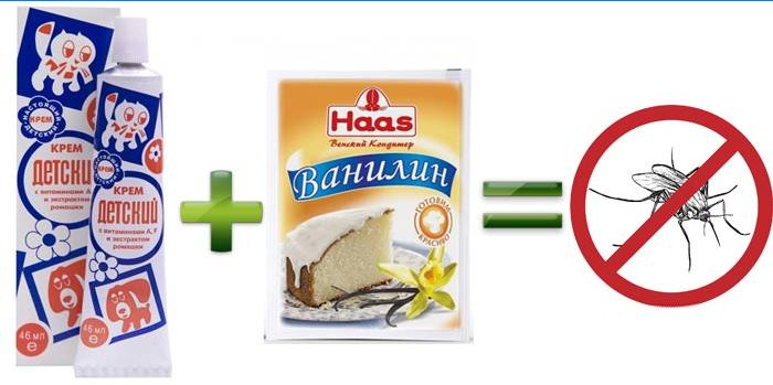 Babycreme og vanilje