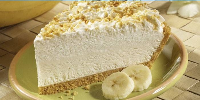 Banan dessert med cottage cheese