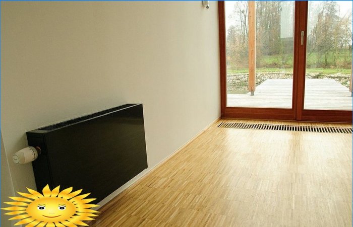 Vægmonteret vandkonvektor