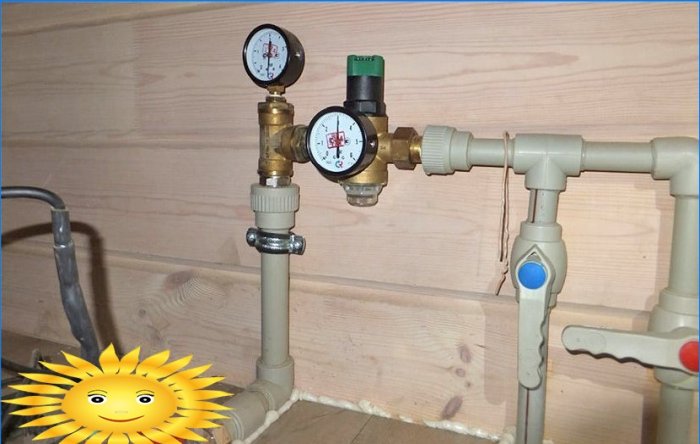 Vandtryksreduktion i vandforsyningssystemet