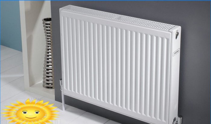 Radiator af stålpanel