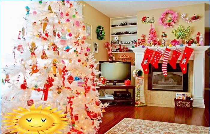 Festlig dekoration: hvordan man dekorerer et hus til det nye år