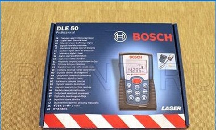 Laser afstandsmåler Bosch DLE 50 Professional - æske