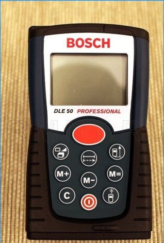 Laser afstandsmåler (måling af laserbånd) Bosch DLE 50 Professional