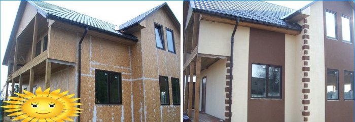Husfacade kork