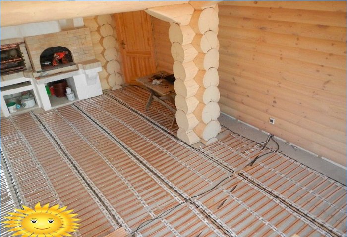 Hvordan man laver et varmt gulv i et træhus
