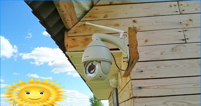 Videokontrol: videoovervågning af huset og stedet via Internettet