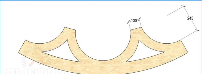 Diy krydsfiner gyngestol