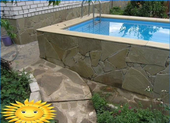 DIY-pool: betonskål