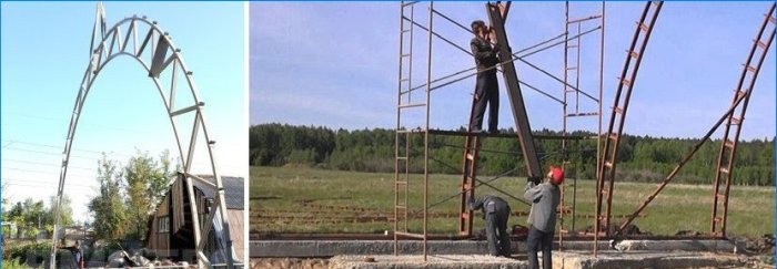 Installation af hangarstænger