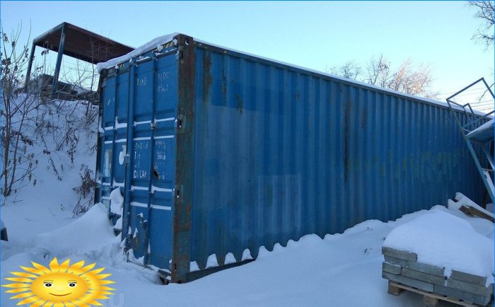 Opbevaring af byggematerialer om vinteren