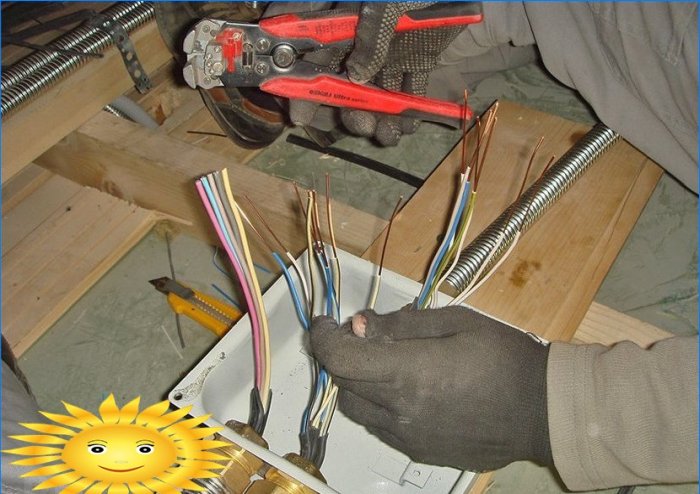 Regler for installation af elektriske ledninger i et træhus