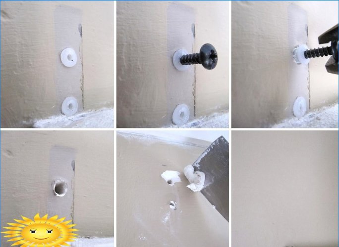 Sådan fjernes et plastikstik fra en væg