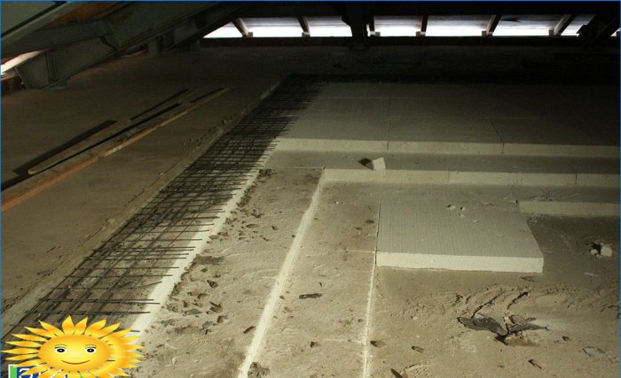 Varmeisolering af betongulve med ETIZ-skumglas