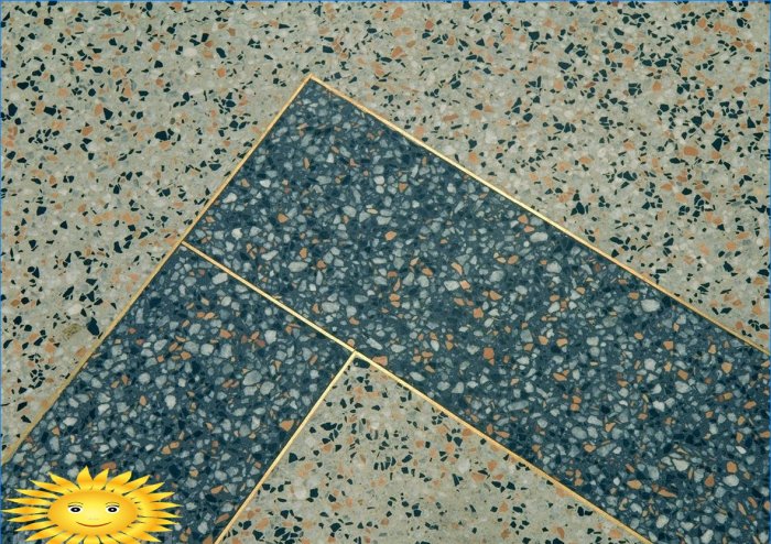 Terrazzo - en gammel teknologi i et & nbsp; moderne interiør