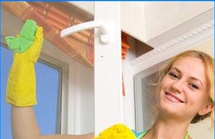 Vedligeholdelse af dobbeltvinduer af PVC-vinduer