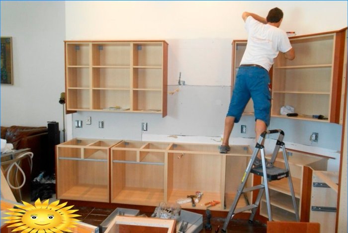De mest almindelige problemer ved installation af indbyggede møbler