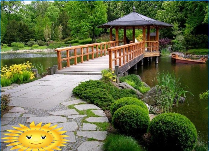 Den japanske have er et klassisk eksempel på etnisk stil i landskabsdesign
