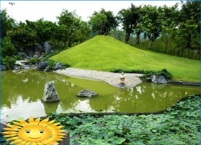 Den japanske have er et klassisk eksempel på etnisk stil i landskabsdesign