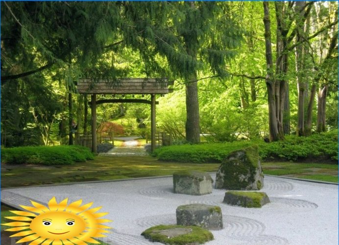 Den japanske have er et klassisk eksempel på etnisk stil i landskabsdesign