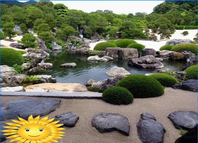 Den japanske have er et klassisk eksempel på etnisk stil i landskabsdesign
