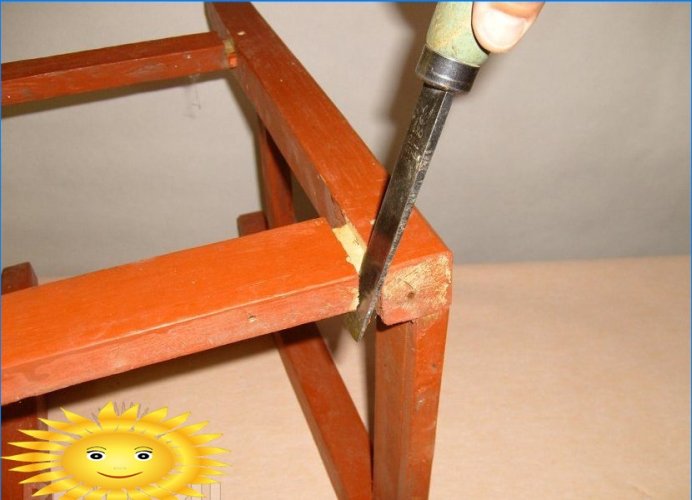 Gendannelse af DIY træmøbler