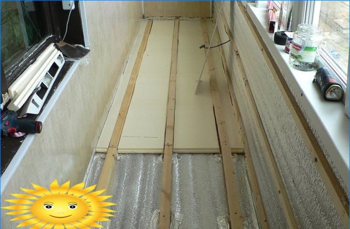 Balkon gulvisolering