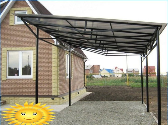 Gør-det-selv-carport i landet