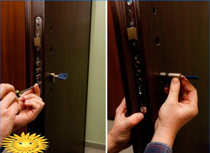 Gør-det-selv udskiftning af hoveddørens låsecylinder