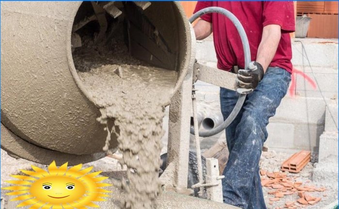 Hvordan man fremstiller god beton med egne hænder