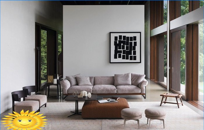 Interiør, møbler, design af Carlo Colombo