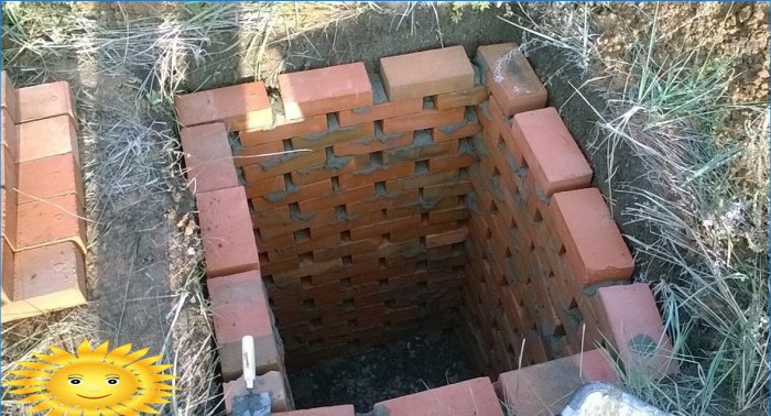 Brick shower drain