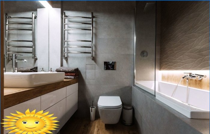Loft stil badeværelse
