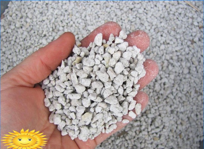 Perlit og perlit sand: materialets egenskaber og egenskaber
