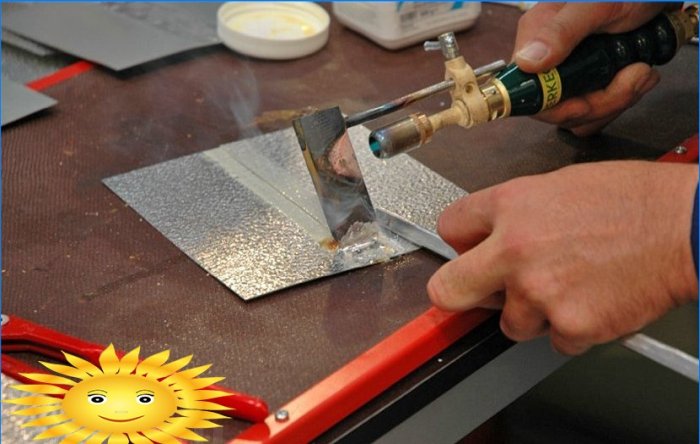 Lodning af aluminium