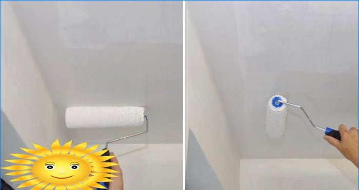 Sådan males et loft med vandbaseret maling