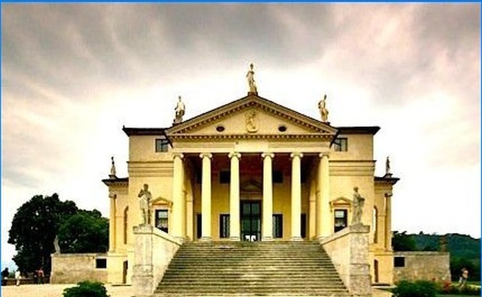 Villa Rotonda, Vicenza, arkitekt - Andrea Palladio