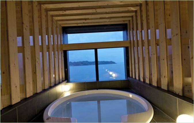 Jacuzzi på første sal i villaen