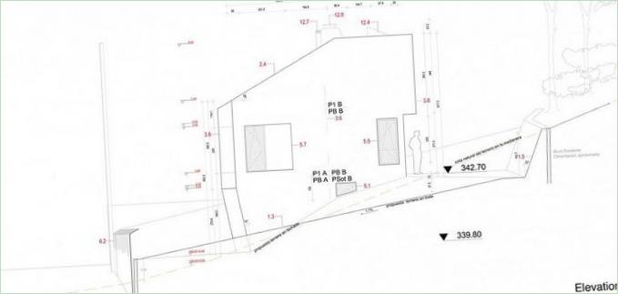Grundplaner for en usædvanlig villa i Barcelona