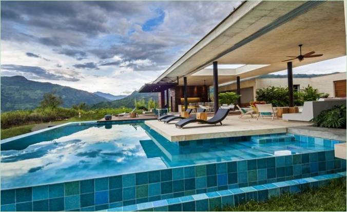 Casa 7A Colombia landhus pool terrasse