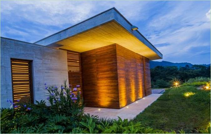 Design af Casa 7A landsted i Colombia