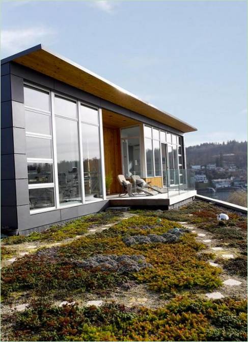 Terrasse på en bjergskråning