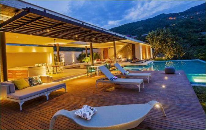 Casa 7A Colombia landhus pool terrasse