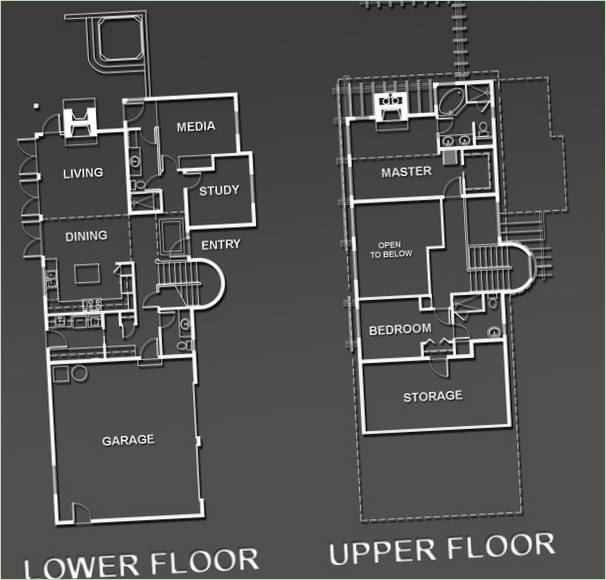 Plan af Hannon-residensen