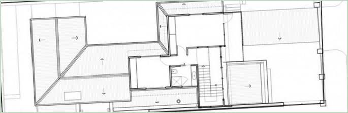 En detaljeret plan af første sal i Open House, England