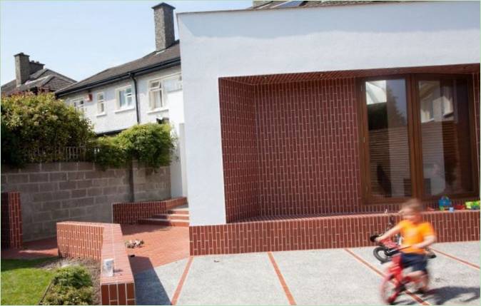 Design af hus med klart tag i Dublin
