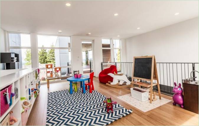 Et moderne hjem til en ung familie i Seattle