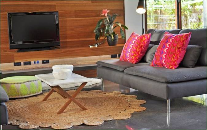 Moderne cottage indretning i Brisbane, Australien: hjemlig atmosfære Moderne boligindretning i Brisbane, Australien: En hjemlig følelse