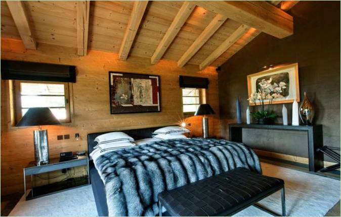 Indretning af et soveværelse i en Indigo chalet